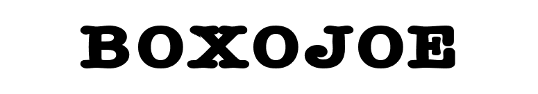 BoxOJoe font preview