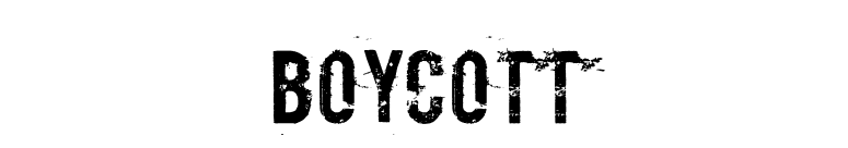 Boycott font preview