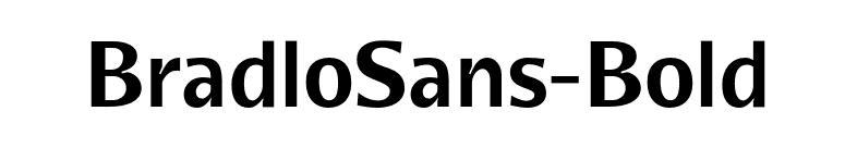 BradloSans-Bold font preview