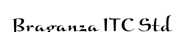 Braganza ITC Std font preview