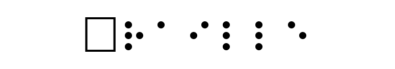 Braille font preview