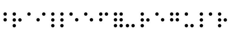 BrailleEF-Regular font preview