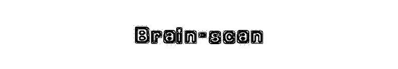 Brain-scan font preview