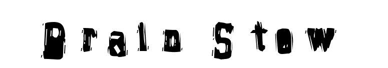 Brain Stew font preview