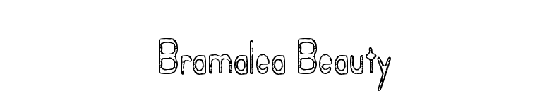 Bramalea Beauty font preview
