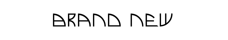 Brand New font preview