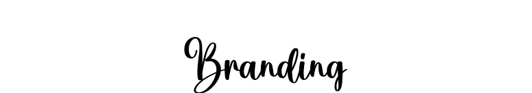 Branding font preview