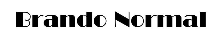 Brando Normal font preview