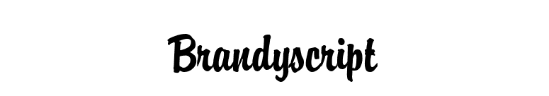 Brandyscript font preview