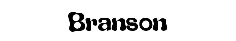 Branson font preview