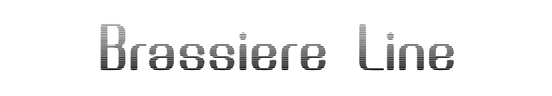 Brassiere Line font preview