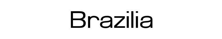 Brazilia font preview