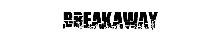 Breakaway font preview