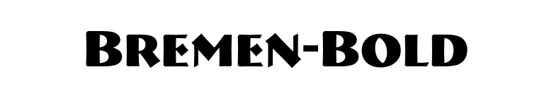 Bremen-Bold font preview