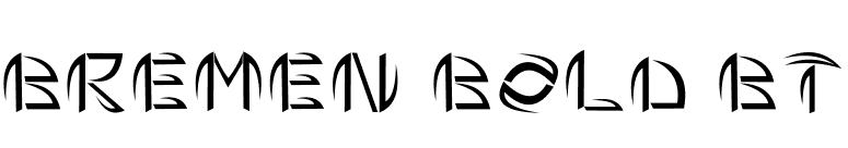 Bremen Bold BT font preview