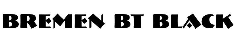 Bremen BT Black font preview
