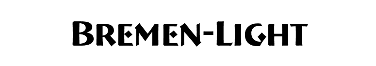 Bremen-Light font preview