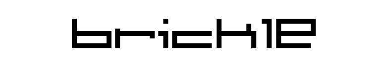 brickle font preview