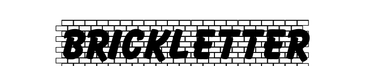 Brickletter font preview
