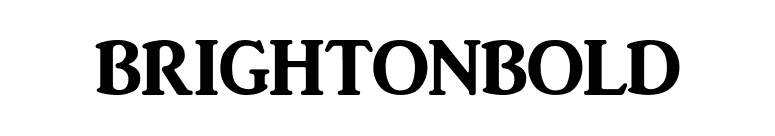 BrightonBold font preview