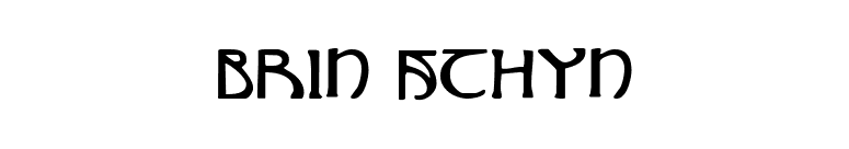 Brin Athyn font preview