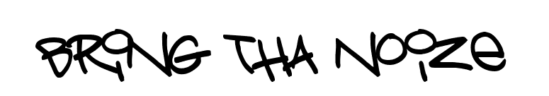 Bring tha noize font preview