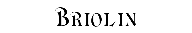 Briolin font preview