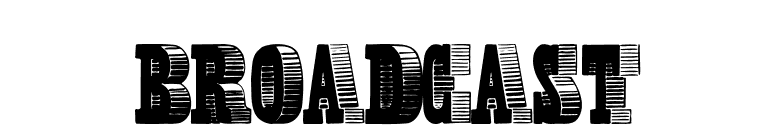 Broadcast font preview