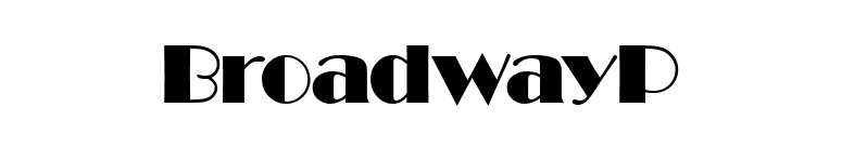 BroadwayP font preview