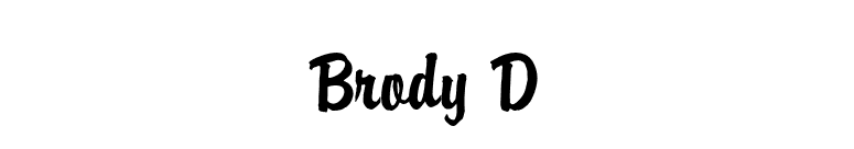 Brody D font preview