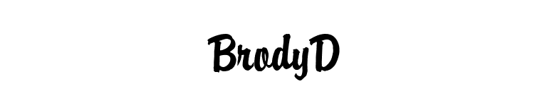 BrodyD font preview