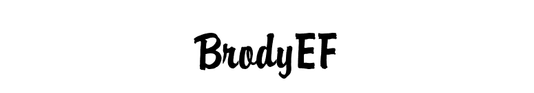 BrodyEF font preview