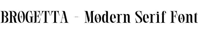BROGETTA - Modern Serif Font font preview