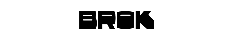 Brok font preview