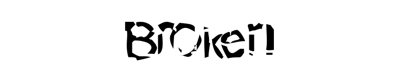 Broken font preview