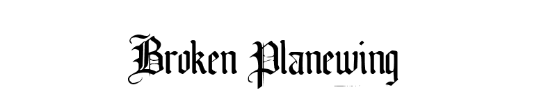 Broken Planewing font preview