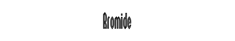 Bromide font preview