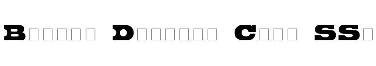 Bronte Display Caps SSi font preview