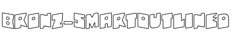 Bronz-SmartOutlined font preview