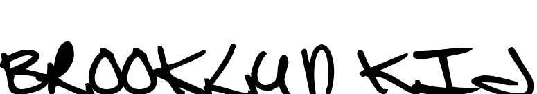 Brooklyn Kid font preview