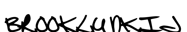 BrooklynKid font preview