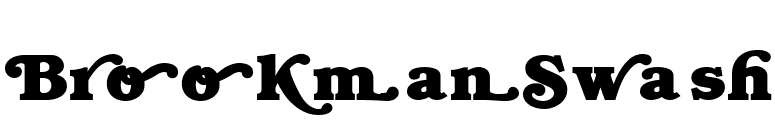 BrookmanSwash font preview