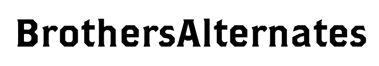 BrothersAlternates font preview