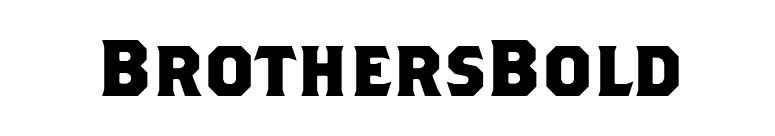 BrothersBold font preview