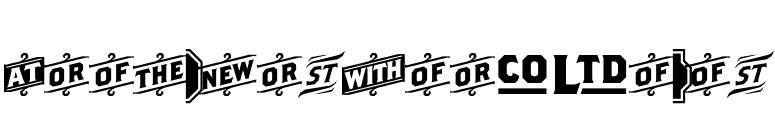 BrothersWordLogos font preview