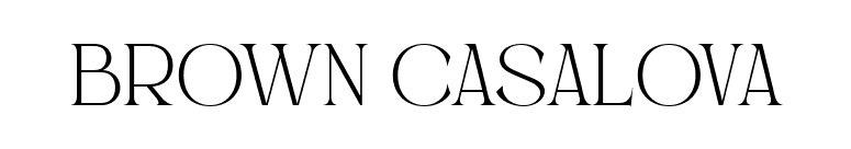 Brown Casalova font preview