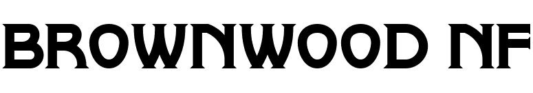 Brownwood NF font preview