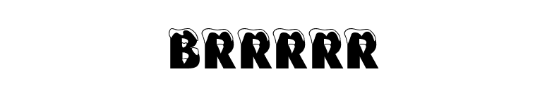 Brrrrr font preview