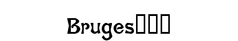 Brugesâ„¢ font preview