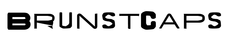 BrunstCaps font preview
